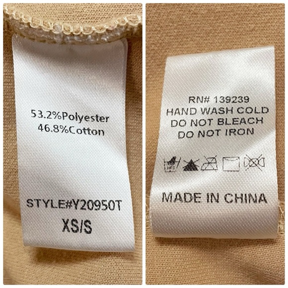 Tuckernuck‎ Pomander Place Easy Polo Swing Sweatshirt in Camel - Picture 8 of 8